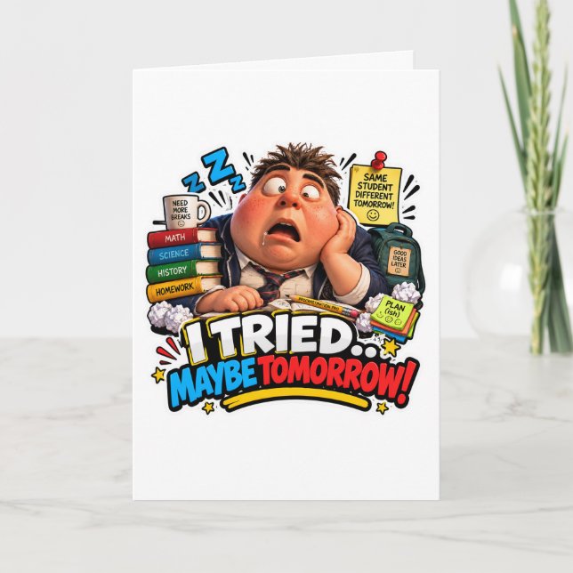 Funny Characters Back to School Balloon Invitation (Front)