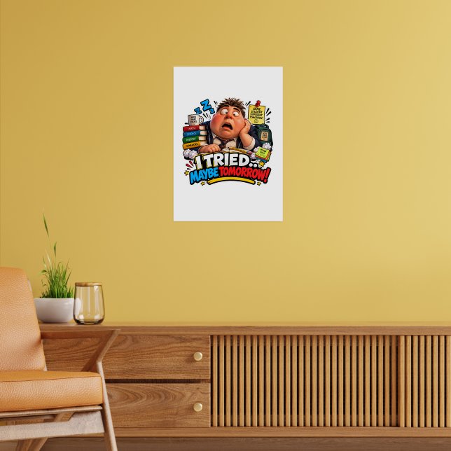 Funny Characters Back to School Balloon Poster (Living Room 2)
