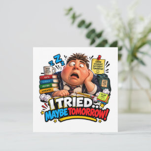 Funny Characters Back to School Balloon Thank You Card