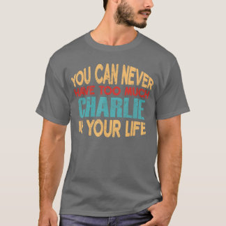 Funny Charlie Personalised First Name Joke Item gi T-Shirt