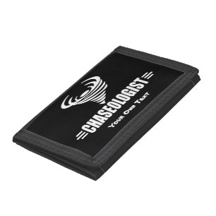 Funny Chaseologist Tornado Storm Chaser Trifold Wallet