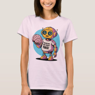 🤖Funny Chatbot Ai Humor Human You Forgot Brain T-Shirt