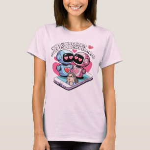 🤖Funny Chatbot Ai Love Companions Humor T-Shirt