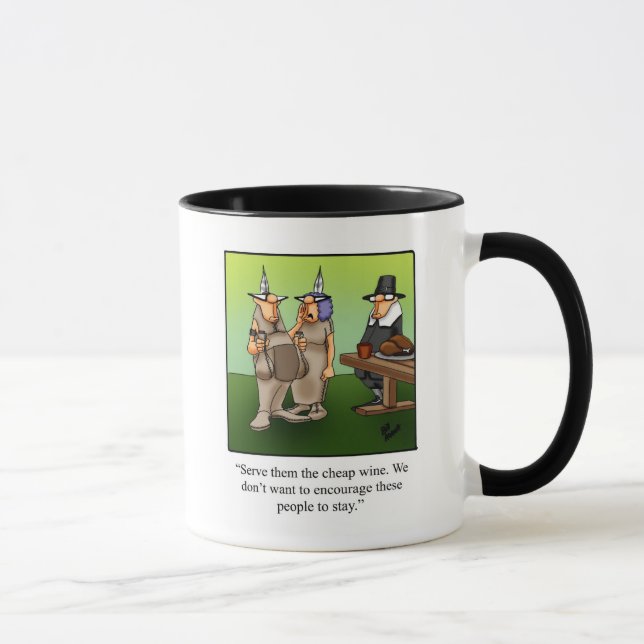 Funny Cheap Wine Humor Mug (Right)