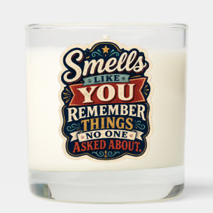 Funny Cheeky Birthday Scented Candle Milestone A