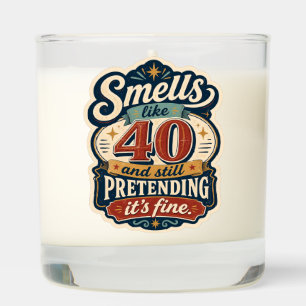 Funny Cheeky Birthday Scented Candle Milestone A
