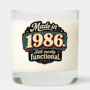 Funny Cheeky Birthday Scented Candle Milestone A