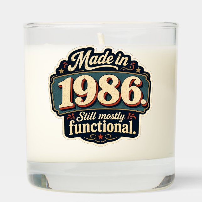 Funny Cheeky Birthday Scented Candle | Milestone A (Right)