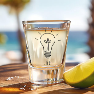 Funny Cheeky Sippers Lit Humorous Shot Glass