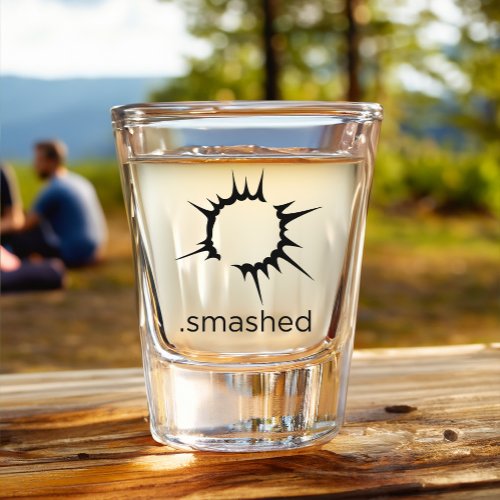 Funny Cheeky Sippers Smashed Humorous Shot Glass