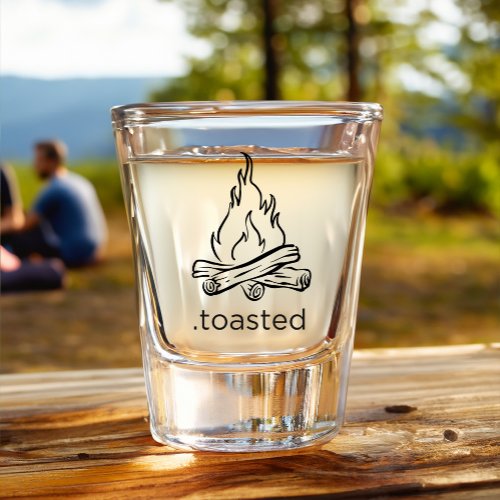 Funny Cheeky Sippers Toasted Humorous Shot Glass
