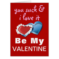 Funny Cheeky Valentine Card