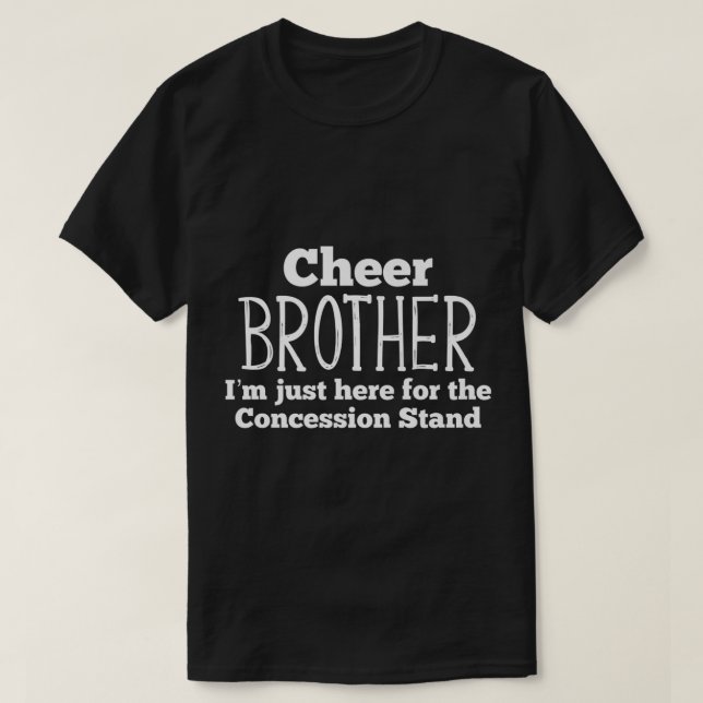 Funny Cheer Brother Boys Sibling Cheerleader Son C T-Shirt (Design Front)