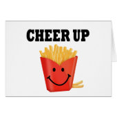 Funny Cheer Up French Fry (Front Horizontal)