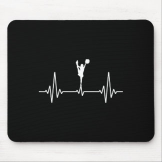 Funny Cheerleader Art Girls Women Cheer Cheerleadi Mouse Pad