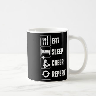 Funny Cheerleading Art For Teen Girl Women Cheerle Coffee Mug