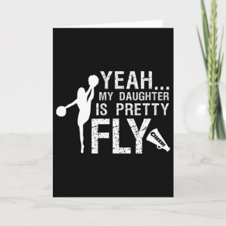 Funny Cheerleading Flyer Design For Cheer Mom Or C Card