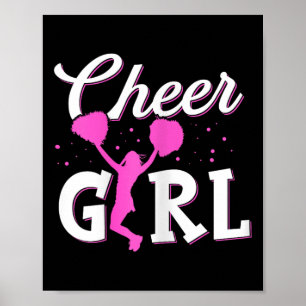 Funny Cheerleading Girls Women Cheer Mom Cheerlead Poster