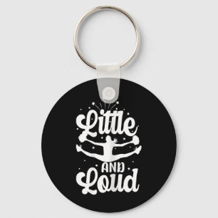 Funny Cheerleading Graphic For Cheer Girl Cheerlea Keychain