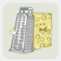 Funny cheese and cheese grater