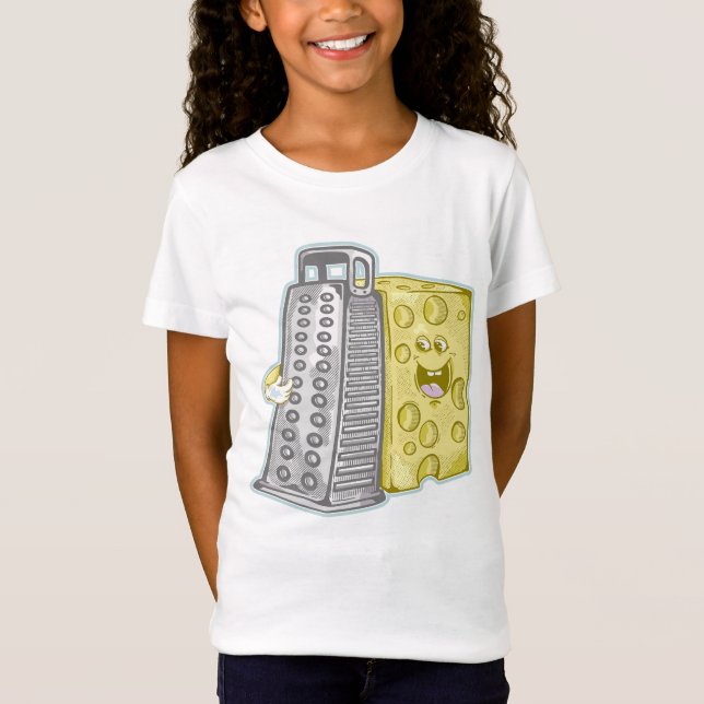 Funny cheese and cheese grater T-Shirt (Front)