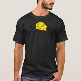 Funny Cheese Art For Men Women Kids Cheese Lovers  T-Shirt
