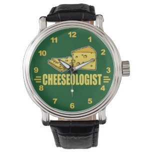 Funny Cheese Cheeseologist Cheesehead Watch