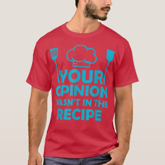 funny chef art men women cook pastry chef cooking T-Shirt