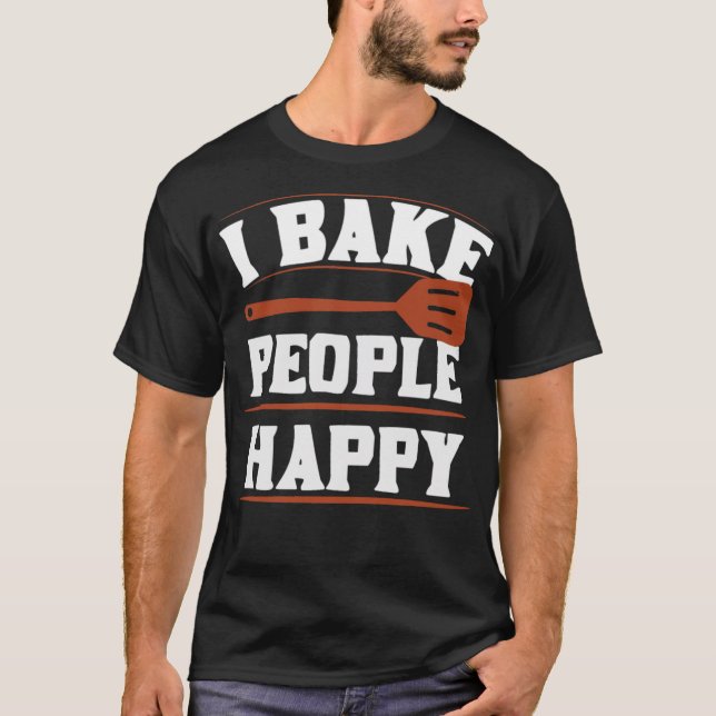 funny chef baker bagel dope chef  T-Shirt (Front)