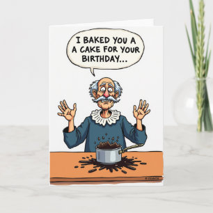 Funny Chef Birthday Card