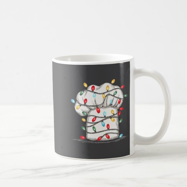 Funny Chef Christmas Graphics Lights Lover Cook Co Coffee Mug (Right)
