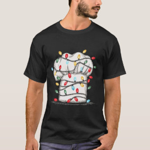 Funny Chef Christmas Graphics Lights Lover Cook Co T-Shirt