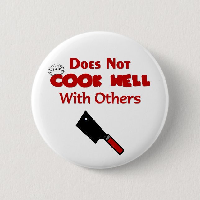 Funny Chef Gifts Button (Front)