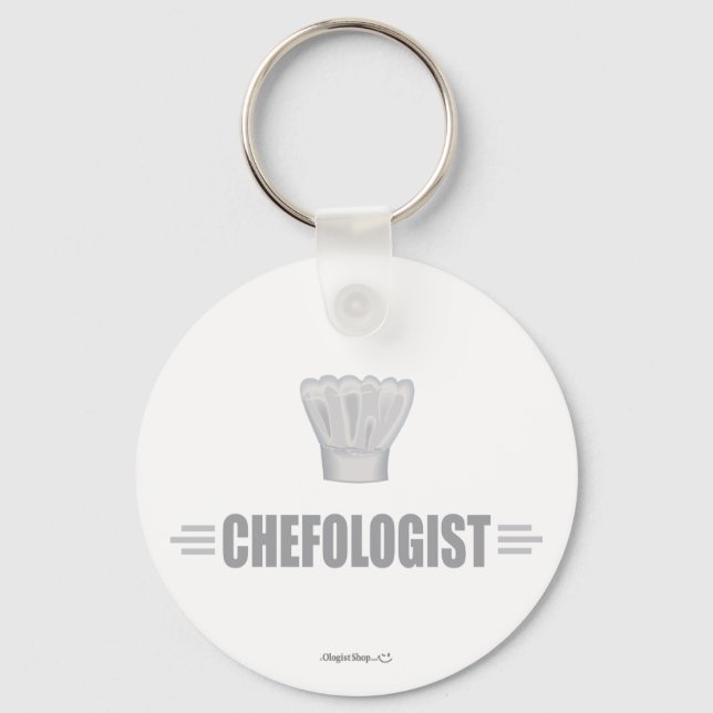 Funny Chef Keychain (Front)