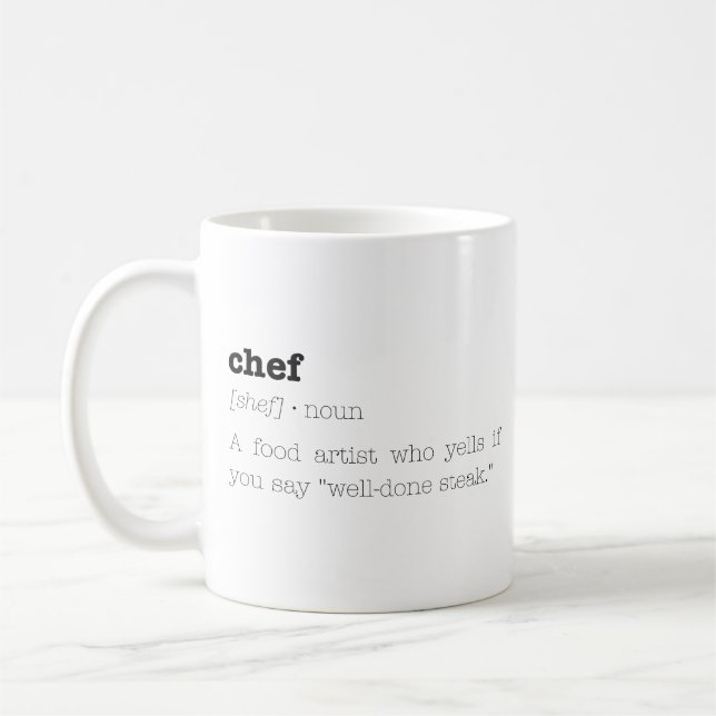 Funny Chef Mug (Left)