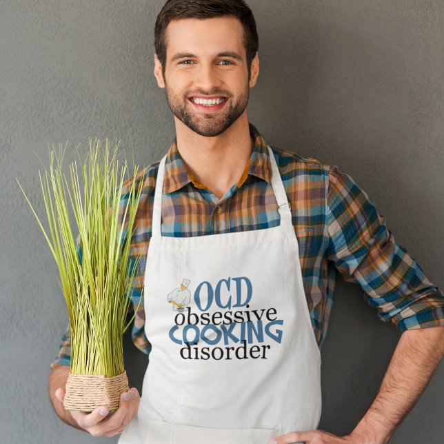 Funny Chef Obsessive Cooking Disorder Adult Apron (Creator Uploaded)