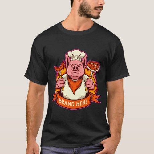 Funny Chef Pig Delicious Meat Bbq T_Shirt