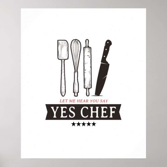 Funny chef qoutes  poster (Front)