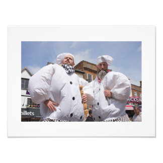 Funny Chef Street Entertainers (9812) Photo Print