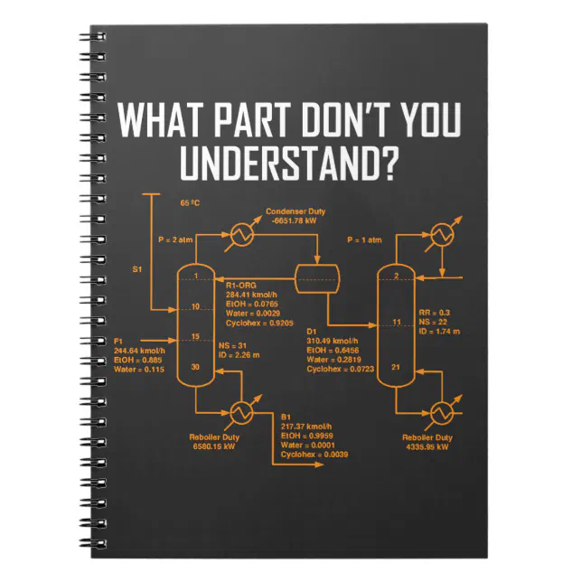 Funny Chemical Engineer - Chemical Engineering Notebook | Zazzle