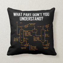 Funny Chemical Engineer - Chemical Engineering Throw Pillow Funny Chemical Engineer - Chemical Engineering Throw Pillow