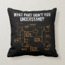 Funny Chemical Engineer - Chemical Engineering Throw Pillow