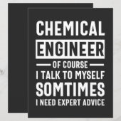 Funny Chemical Engineer Gift (Front/Back)