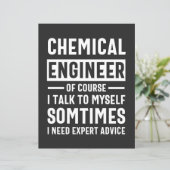 Funny Chemical Engineer Gift (Standing Front)