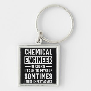 Funny Chemical Engineer Gift Keychain