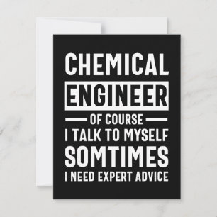 Funny Chemical Engineer Gift Save The Date