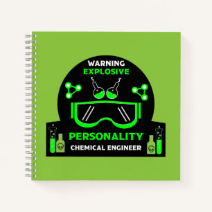Funny Chemical Engineer Gifts Notebook