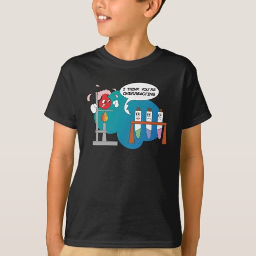 Funny Chemistry Comic Chemical Reaction T_Shirt