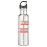 Funny Chemistry Elements Design Smart Cute Polite  Stainless Steel Water Bottle