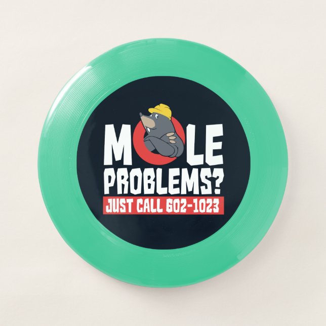 Funny Chemistry Formula Mole Problem Science Gag Wham-O Frisbee (Front)